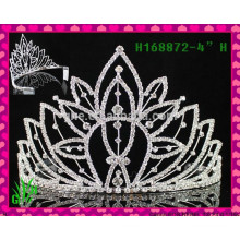 2015 Beauty Pageant Crowns Princesse rhinestone nuptiale dans tiara une couronne